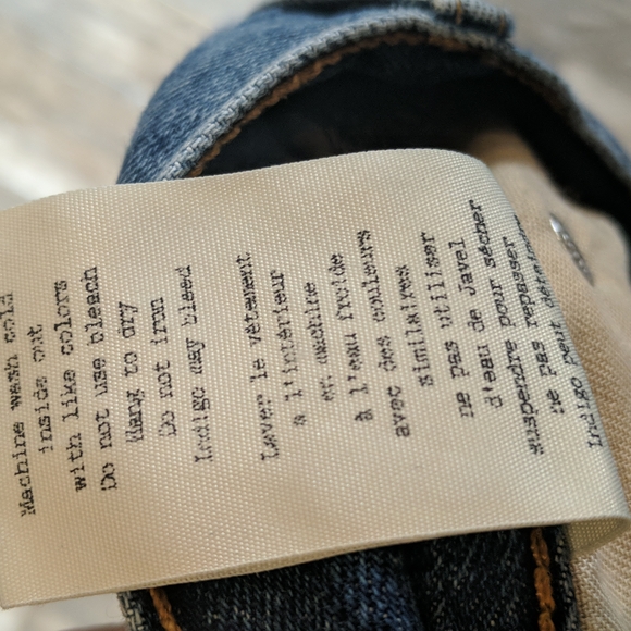 RAG & BONE W1907K273JON cut off  distressed jean shorts in Johny sz 26 - Picture 15 of 16